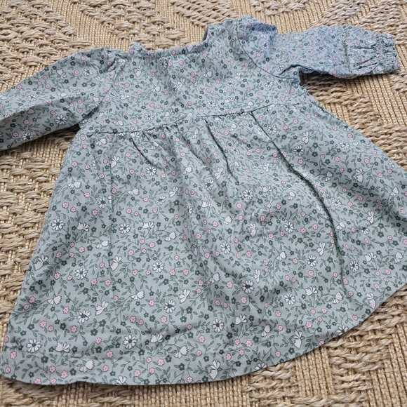 Carter's Blue Floral Kids Blouse - Picture 3 of 5